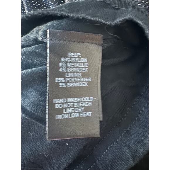 Lulus | Gift of Love Black Silver Backless Long Sleeve Bodycon Dress | Size L - Picture 11 of 14